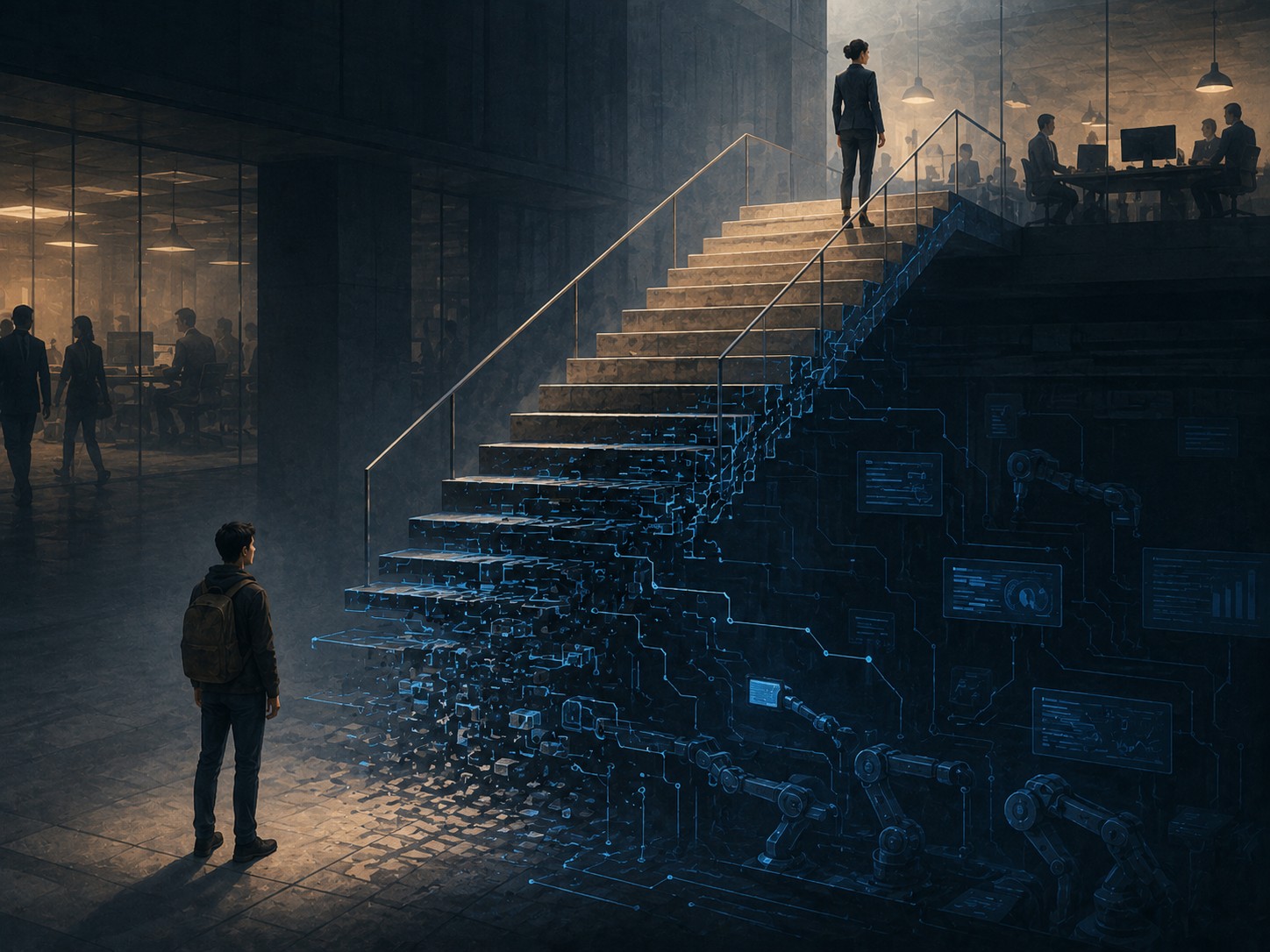 AI threatens career pathways as well as individual jobs